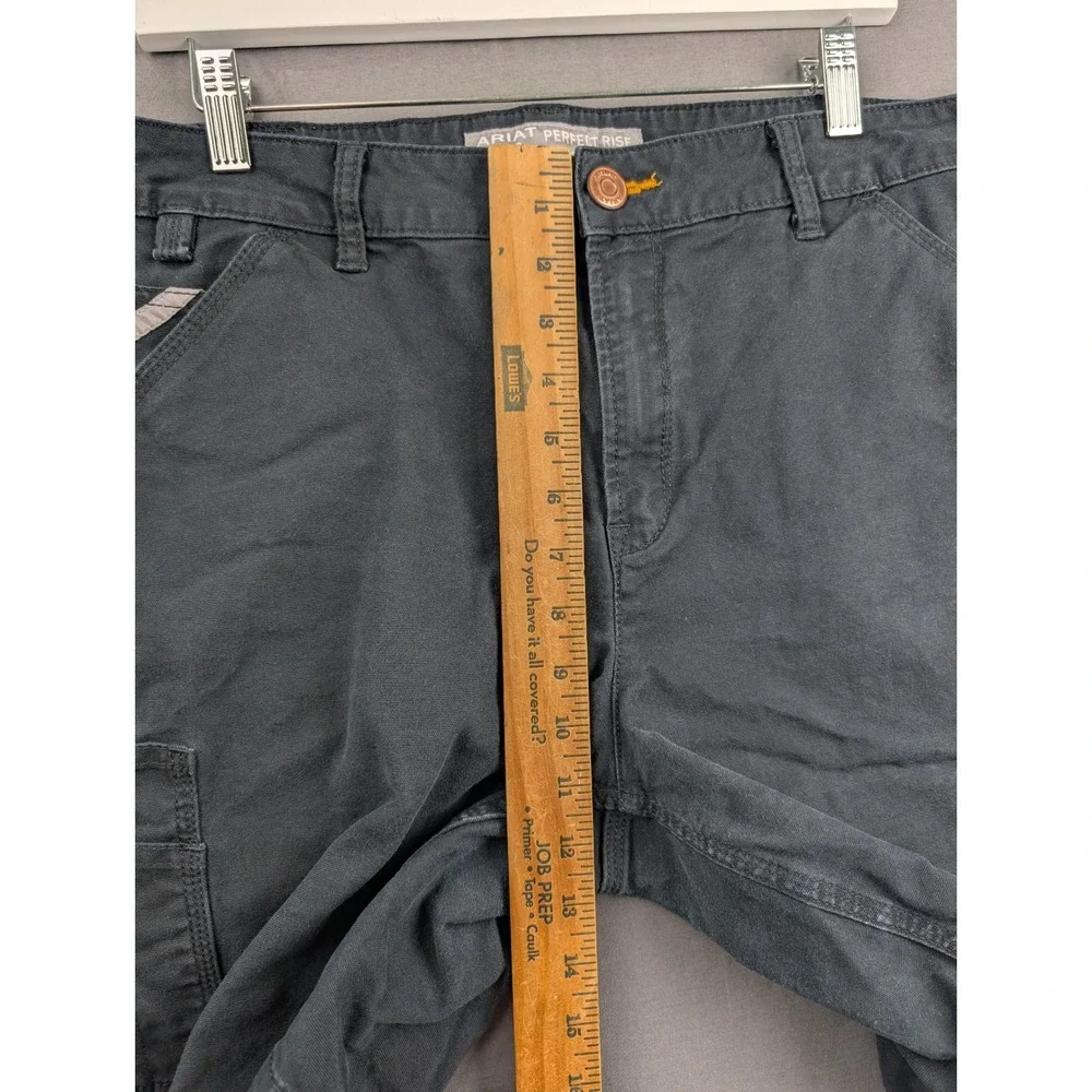 Ariat Rebar Made Tough Shorts Mens 32 Black Perfect‎ Rise Straight